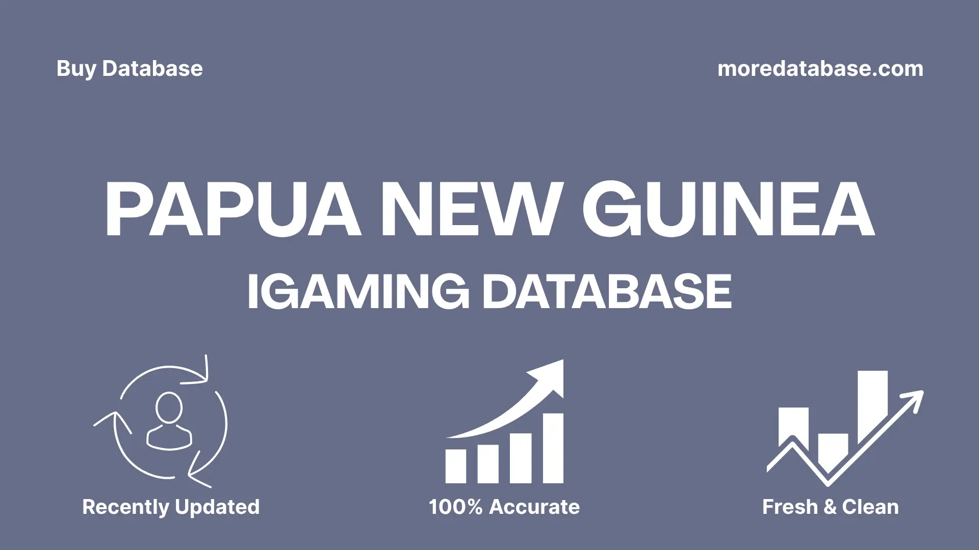 Papua New Guinea iGaming Database 1 Million Package